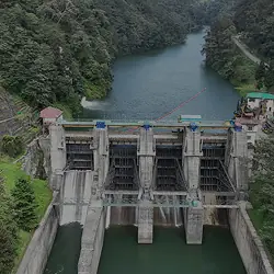 Chhukha Hydropower Plant dam on Wangchhu river