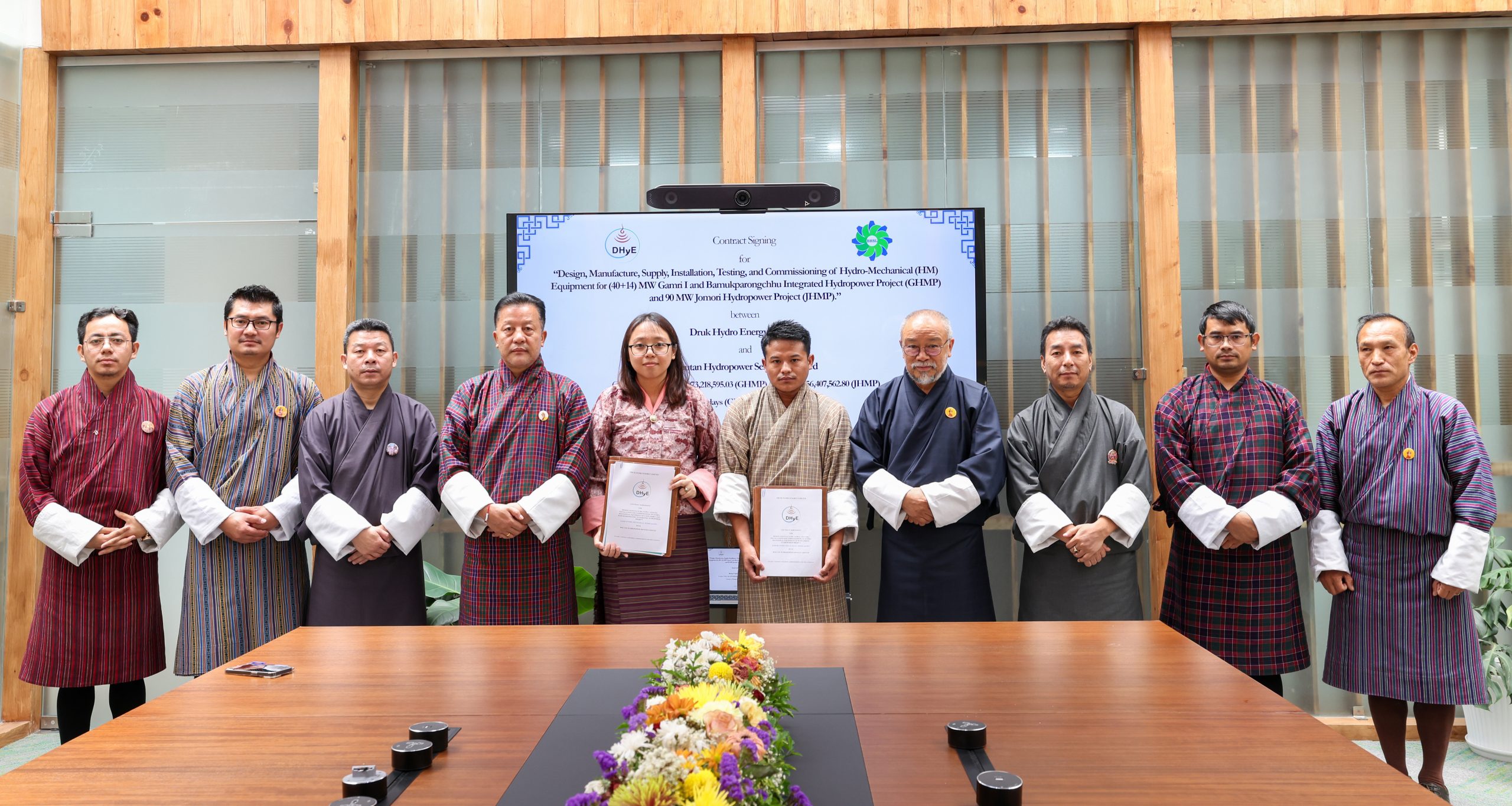 DHyE and BHSL Sign Major Hydro-Mechanical Agreements for two Hydropower Projects